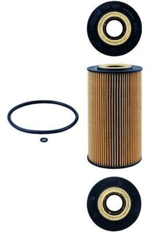 Image of MAHLE OX 169D Oil filter Filter Insert, with gasket/seal Oil Filter (7)