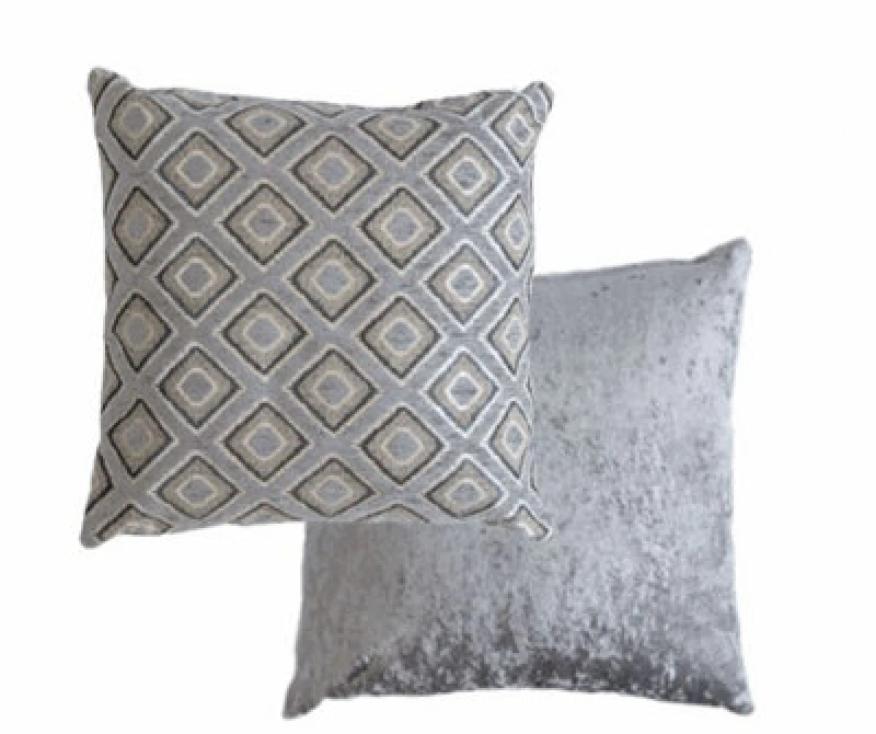 Image of Nevada Cushion Cover In Silver Grey