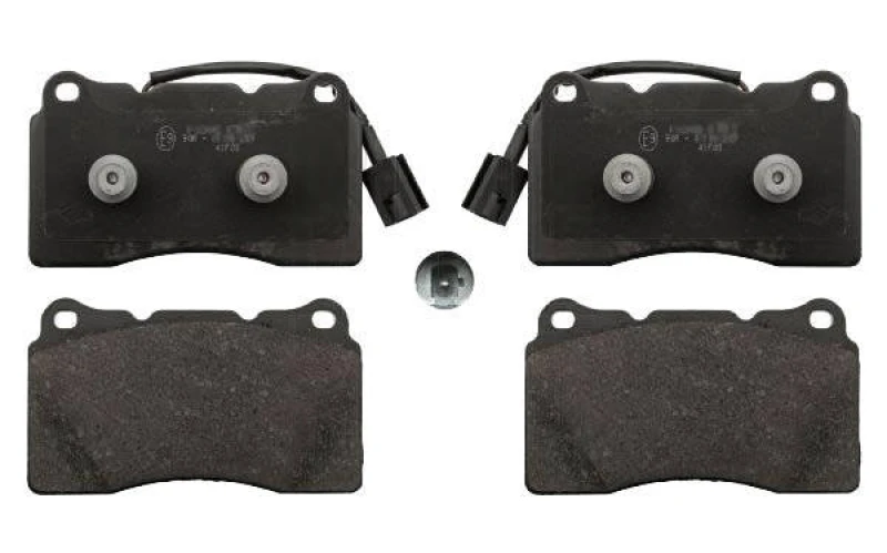 Image of Blue PRINT ADL144246 Brake pad set Front Axle, incl. wear warning contact Brake Pad Set,disc brake (402)