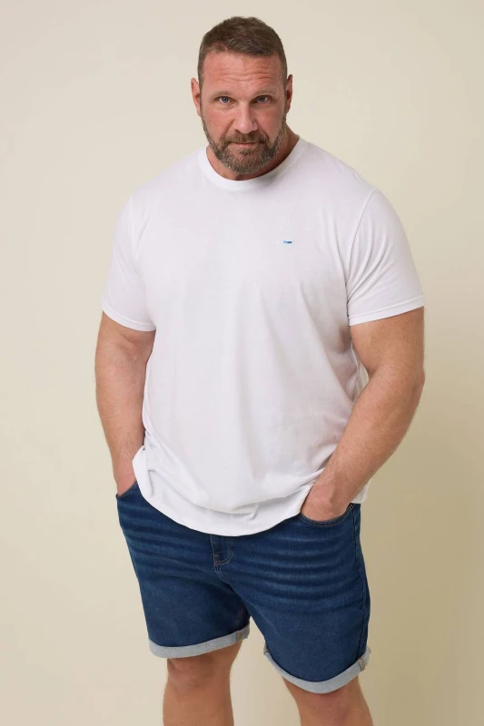 Image of BadRhino BadRhino Men Knitted Denim Shorts in Indigo Size: 40R Indigo 40R Male 5063589035615