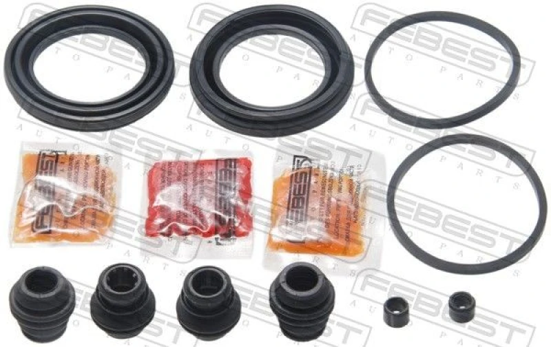 Image of FEBEST 0875-G11F Brake Caliper Repair Kit Front Axle Repair Kit,brake caliper (405)