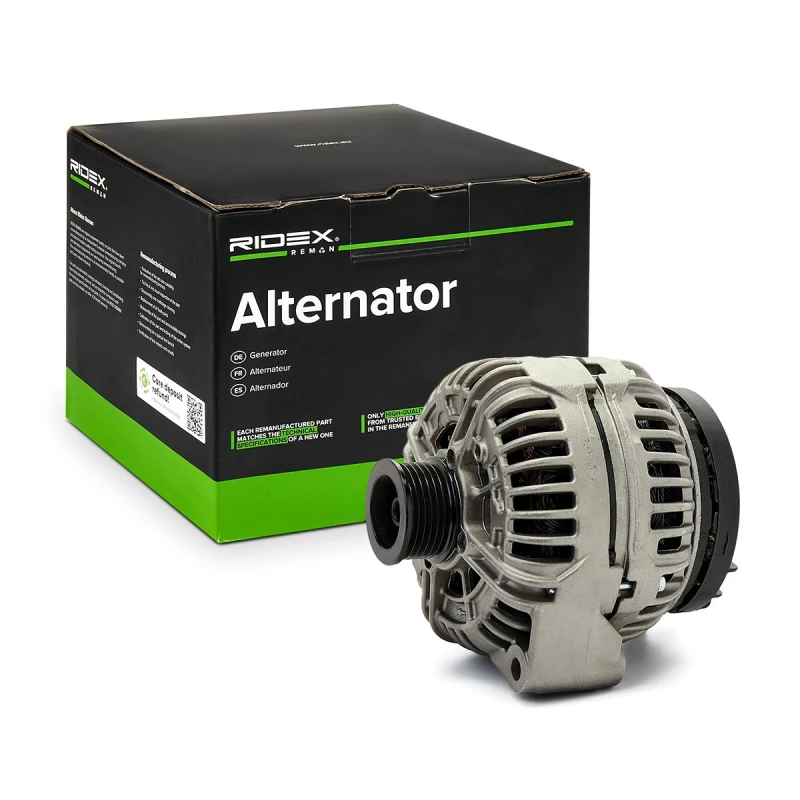 Image of RIDEX REMAN 4G0261R Generator Alternator Charging Current: 180A, Voltage: 12V Alternator (4)