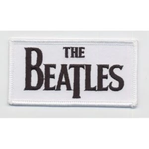 image of The Beatles - Drop T Logo Standard Patch