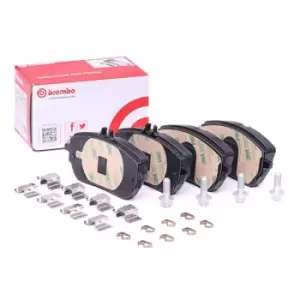 Image of BREMBO Brake pad set PRIME LINE P 50 146 Brake pads,Brake pad set, disc brake MERCEDES-BENZ,A-Klasse (W177),B-Klasse (W247),CLA Shooting Brake (X118)