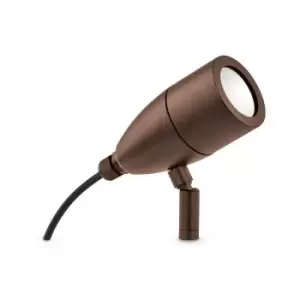 Image of Inside - Outdoor Ground Display Spotlight Lamp 1 Light Coffee IP54, G9 - Ideal Lux