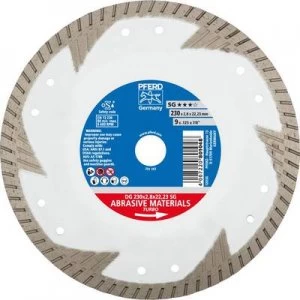 Image of Diamond cutting disc DG 230 x 2.8 x22.23 SG PFERD 68000024 Diameter 230 mm