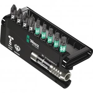 image of Wera 10 Piece Bit-Check Impaktor Screwdriver Bit and Holder Set