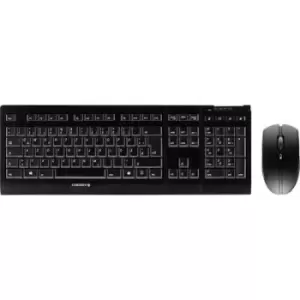 image of CHERRY B. Unlimited 3.0 Radio Keyboard and mouse set German, QWERTZ, Windows Black