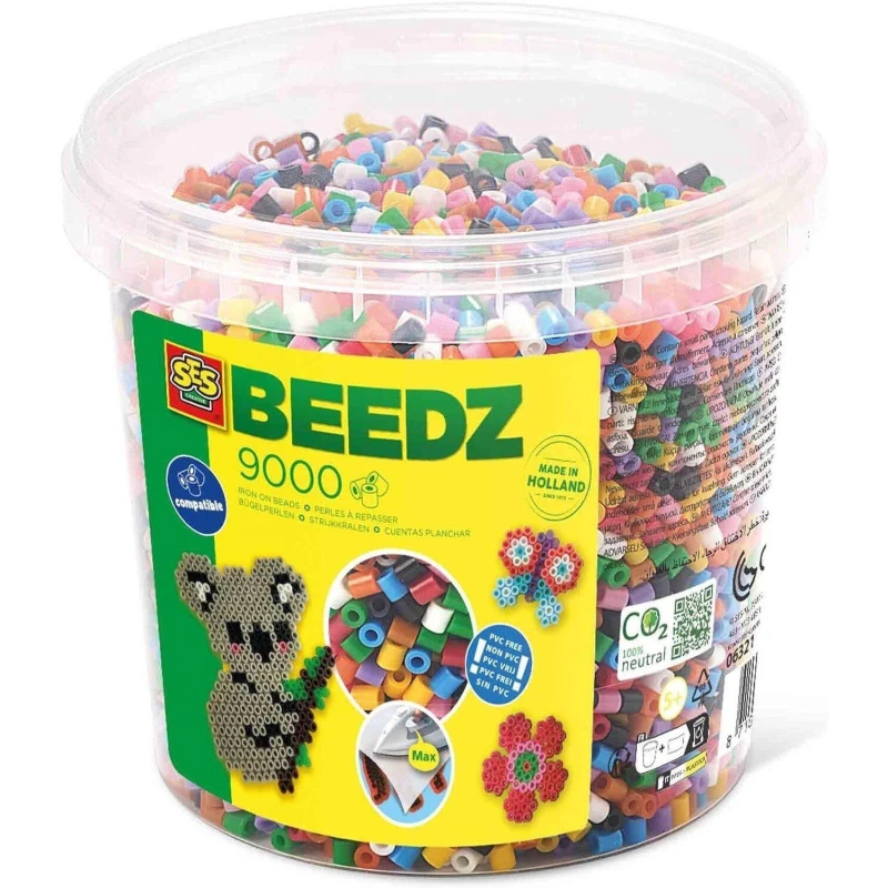 Image of SES Creative Iron on beads 9000 mix Multi unisex One Size