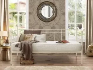 Image of Birlea Lyon 3ft Single Cream Metal Bed Frame