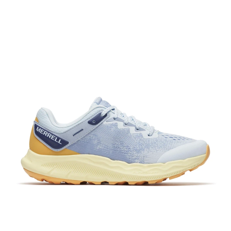 Image of Merrell Womens Antora Off-Road Trail Running Shoes Ice Blue female 4 (37)