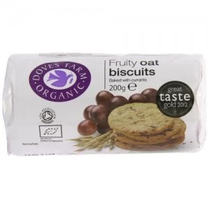 image of Doves Farm Organic Fruity Oat Biscuits 200g