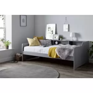 image of Tyler Grey Guest Bed and Orthopaedic Mattress