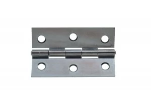 image of Wickes Butt Hinge - Zinc Plated 76mm Pack of 20