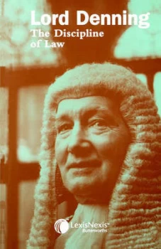 Image of The Discipline of Law by Alfred Denning Book