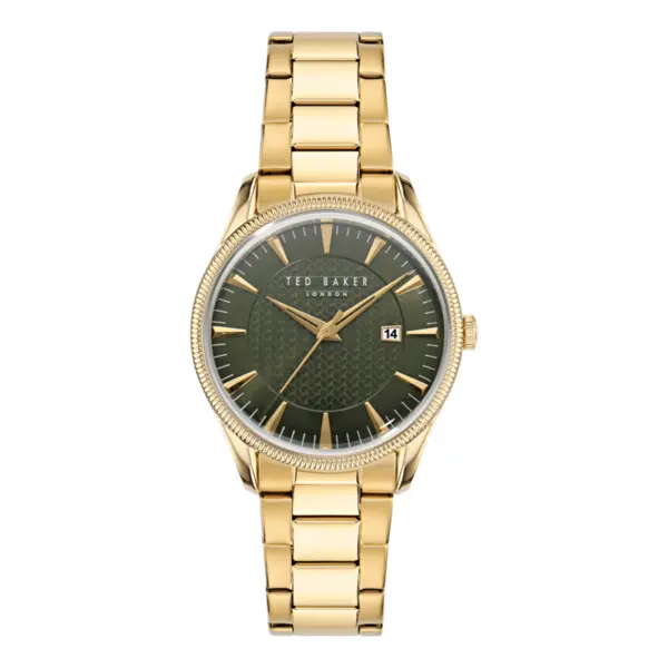 image of Ted Baker Watches Leytonn Gold-Tone Gents Watch BKPLTS403