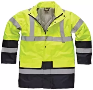 Image of Dickies Yellow Men Hi Vis Jacket, L
