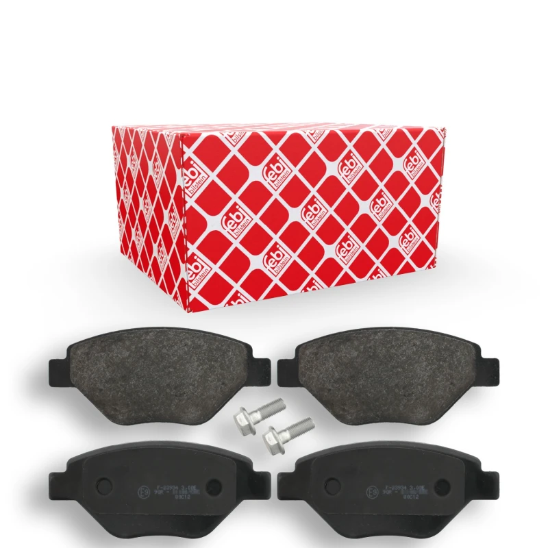 Image of FEBI BILSTEIN 16623 Brake pad set Front Axle, with fastening material Brake Pad Set,disc brake (402)