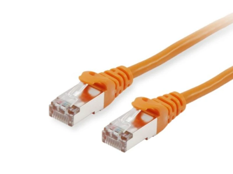 Image of Equip Cat.6A S/FTP Patch Cable. Orange. 1.5m