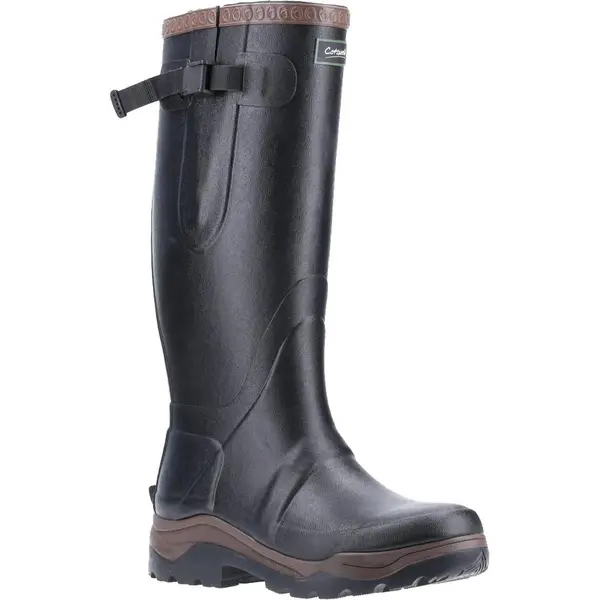 Image of Cotswold Mens Compass Neoprene Wellington Wellies Boots - UK 8