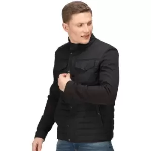 Image of Regatta Mens Kadir Quilted Padded Softshell Insulated Jacket XXL - Chest 46-48' (117-122cm)