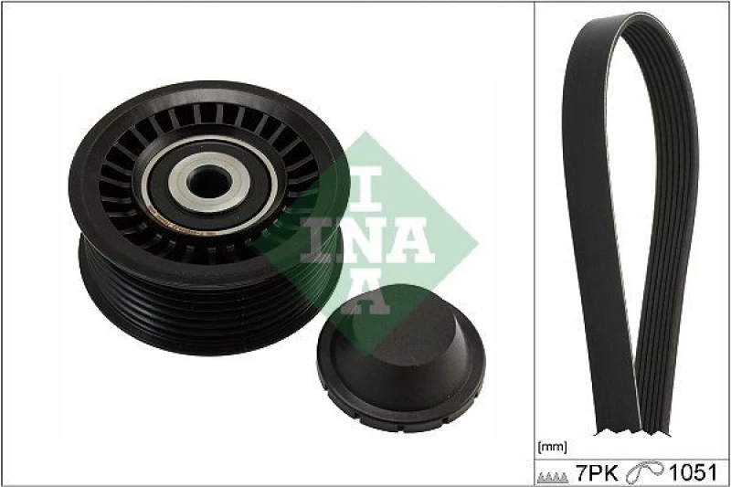 Image of V-Ribbed Belt Set INA 529 0486 10