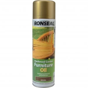 Image of Ronseal Hardwood Furniture Oil Clear 500ml