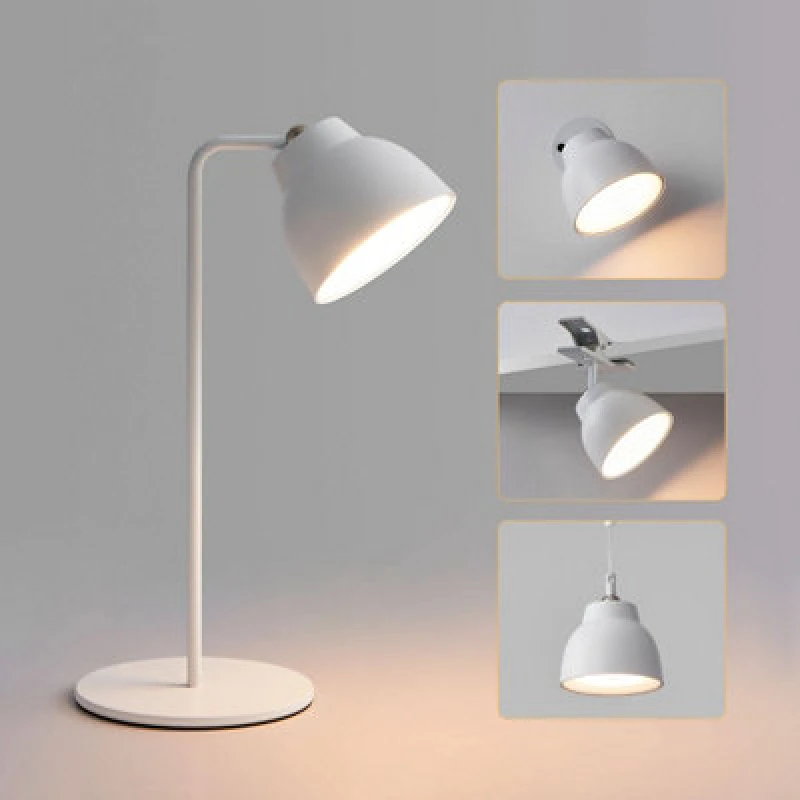 Image of Harper Living 4 In 1 Rechargeable Table Lamp, LED Desk Lamp With Touch Control,multifunctional Dimmable Bedside Wall Light-White
