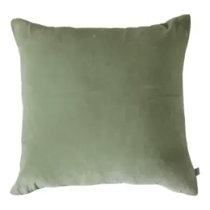 Image of Velveteen Cushion Sage (Green)