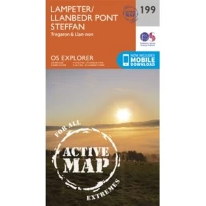 Image of Lampeter, Tregaron and Llan-Non by Ordnance Survey (Sheet map, folded, 2015)