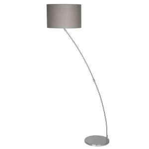 image of The Lighting and Interiors Group Curve Floor Lamp - Chrome