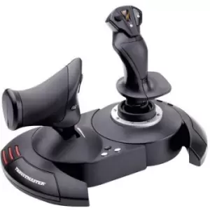 image of Thrustmaster T-Flight Hotas X Flight sim joystick USB PC, PlayStation 3 Black