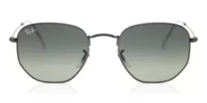 Image of Ray-Ban Sunglasses RB3548N Hexagonal Metal Flat Lenses 004/71