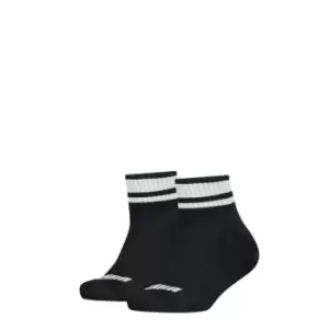 Puma Quarter Socks 2 Pack - Black