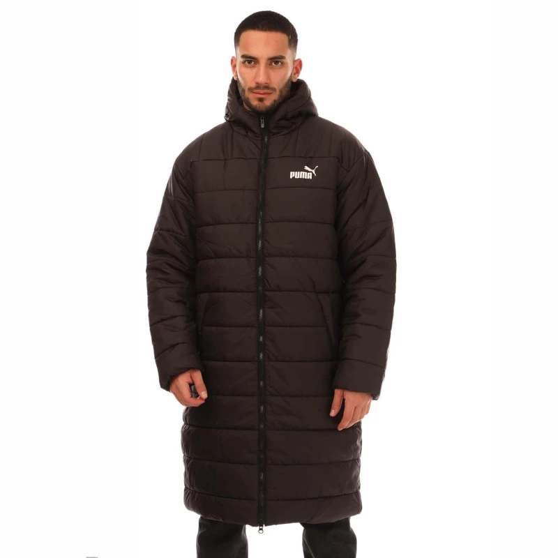 Image of Puma ESS+ Hooded Padded Jacket - Black S