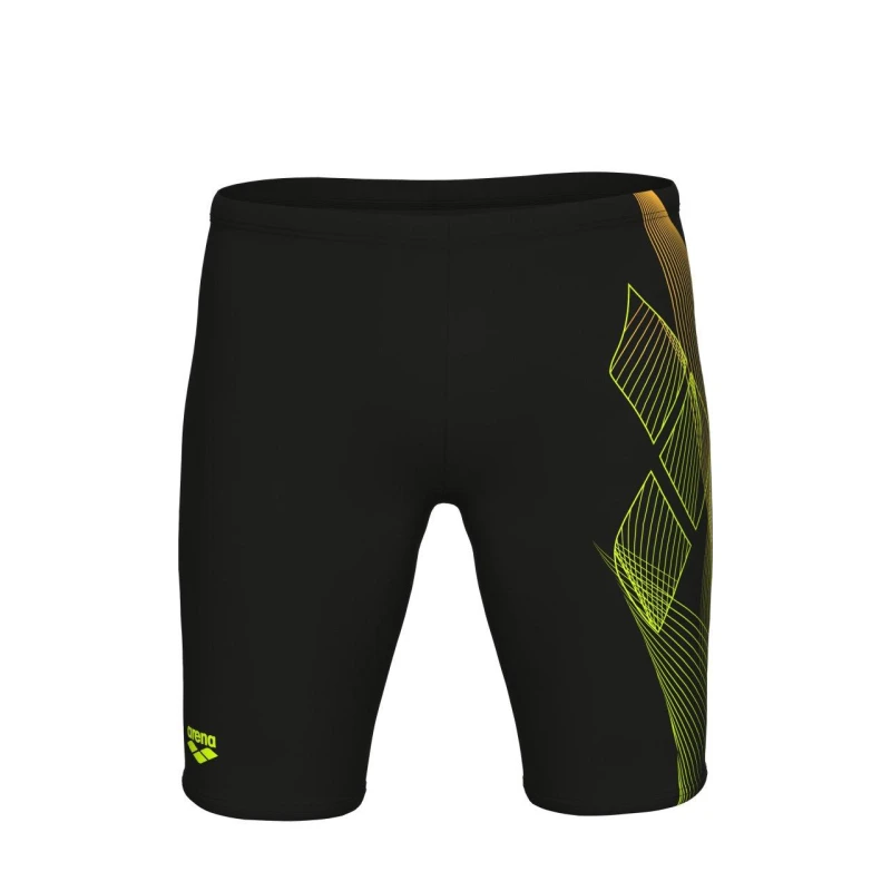 Image of Arena Mens Sea Water Swim Jammer Black male Small
