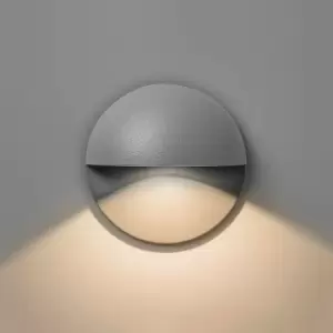 Image of Astro Tivola - Outdoor LED Recessed Marker Wall Light Textured Grey IP65