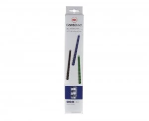 Image of Rexel Comb Binding A4 21 Rings 10mm Pack of 25 White