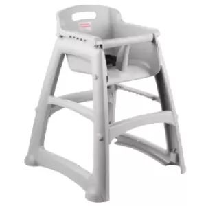 Image of Sturdy Childs High Chair Grey