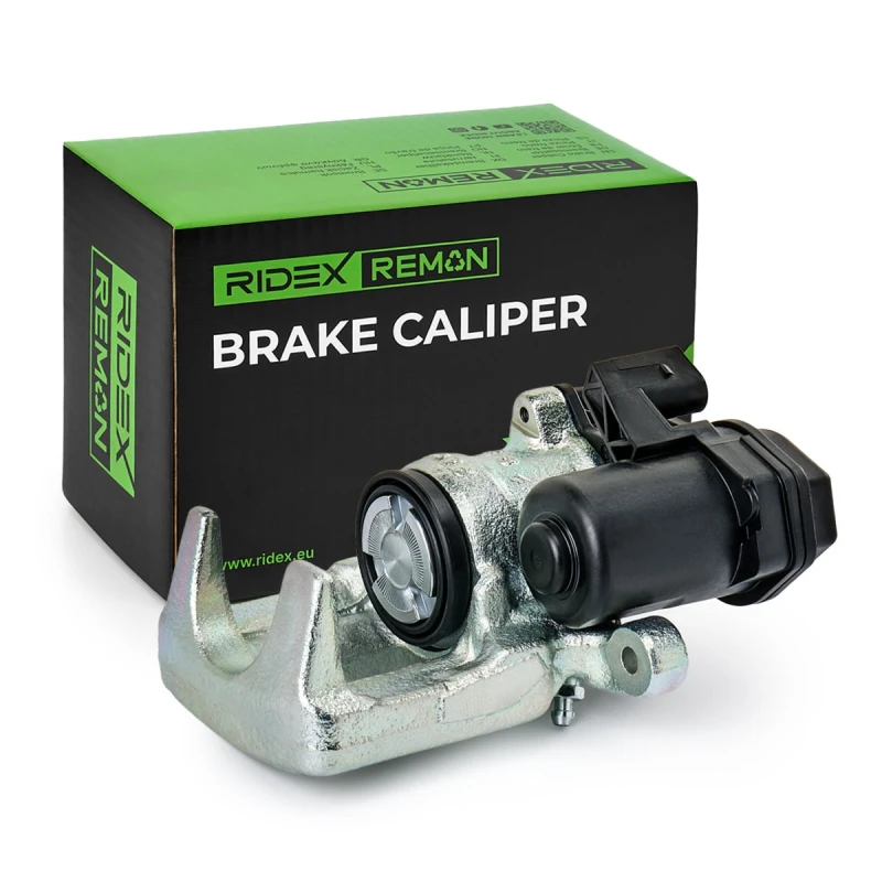 Image of RIDEX REMAN 78B2422R Brake caliper Rear Axle Right, for vehicles with electric parking brake Cast Iron Brake Caliper (78)