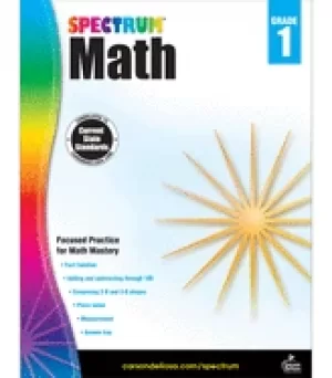 Image of spectrum math workbook grade 1