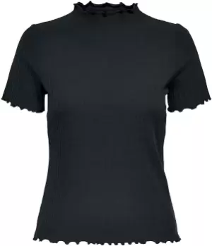 Image of Only Emma High Neck Top T-Shirt black