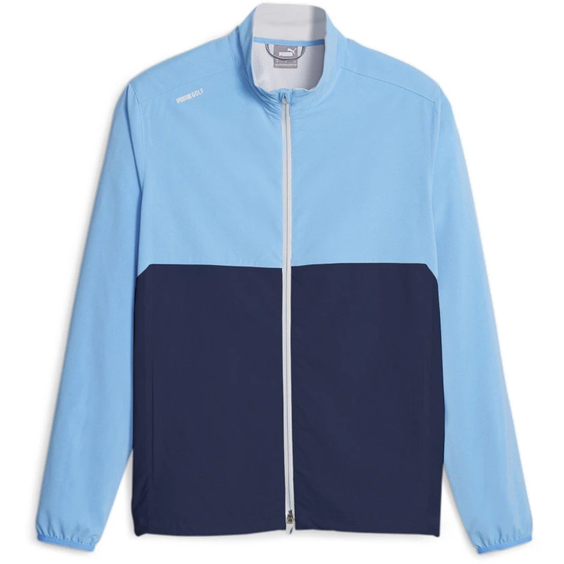 Image of Puma Monterey Wind Jacket Golf Mens - Blue Blue S