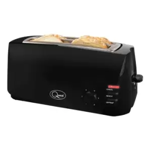 image of Quest 35069 4 Slice Extra Wide Long Slot Cool Touch Toaster