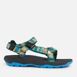 image of Teva Toddler Hurricane XLT 2 Sandals - Iridescense Ibiza Blue/Nectarine - UK 5 Toddler