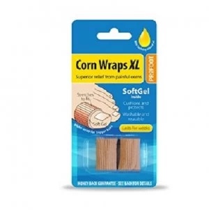 Profoot Soft Gel Corn Wraps XL 2 Per Pack