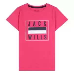 image of Jack Wills Regular Fit T-Shirt Junior Girls - Purple