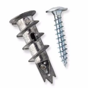 Image of Zexum Zinc Coated Drywall / Plasterboard Driva Screws 10pk - 38mm Red