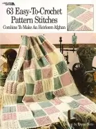 Image of 63 easy to crochet pattern stitches combine to make an heirloom afghan