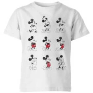 Image of Disney Evolution Nine Poses Kids T-Shirt - White - 11-12 Years